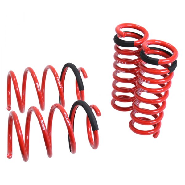 Megan Racing® - 1.6" x 1.5" Front and Rear Lowering Coil Springs