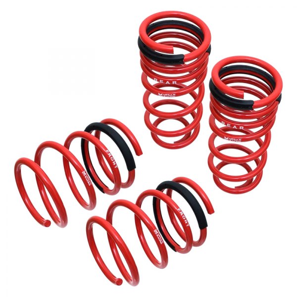 Megan Racing® - 1.1" x 1.49" Front and Rear Lowering Coil Springs