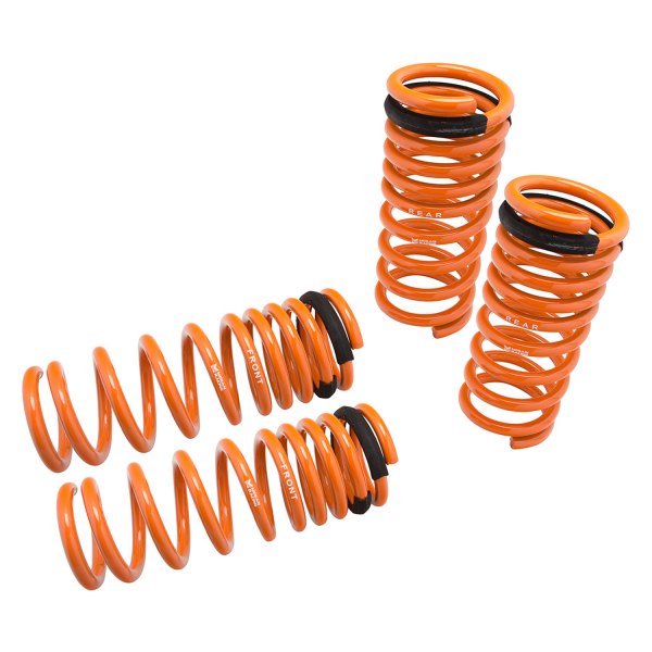 Megan Racing® - 1.7" x 1.5" Front and Rear Lowering Coil Springs