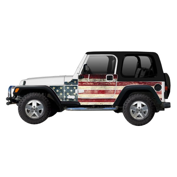  MEK Magnet® - American Flag Vinyl Off-Road Armor Decal