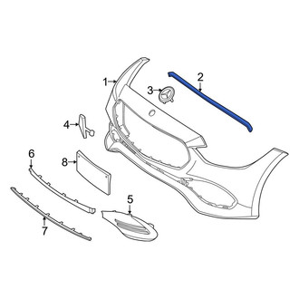 Mercedes-Benz OE - Front Bumper Seal