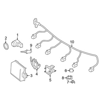 Mercedes-Benz OE - Front Bumper & Grille - Electrical Components