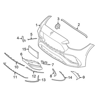 Mercedes-Benz OE - Front Bumper & Grille - Bumper & Components