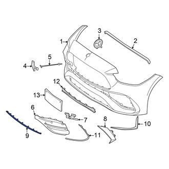 Mercedes-Benz OE - Front Center Bumper Trim