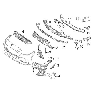 Mercedes-Benz OE - Front Bumper & Grille - Bumper & Components
