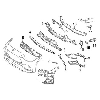 Mercedes-Benz OE - Front Bumper & Grille - Bumper & Components