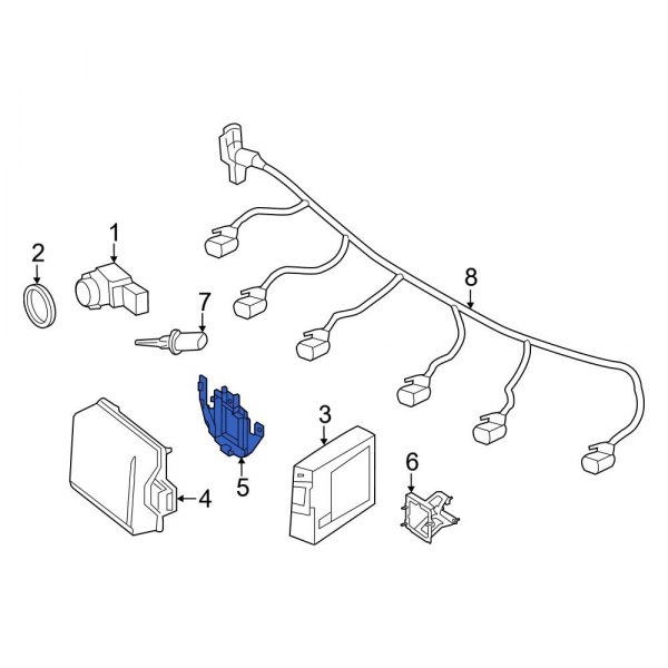 Cruise Control Distance Sensor Bracket