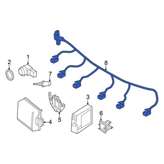 Mercedes-Benz OE - Front Parking Aid System Wiring Harness