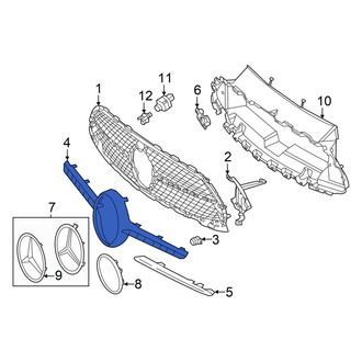 Mercedes-Benz OE - Front Grille Molding