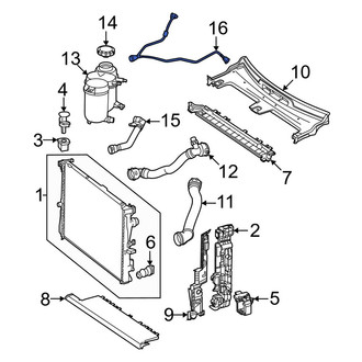 Mercedes-Benz OE - Engine Coolant Overflow Hose
