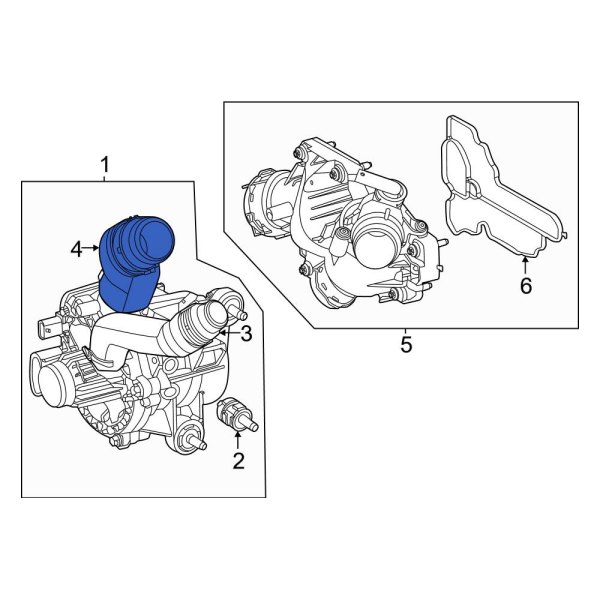 Engine Coolant Pipe