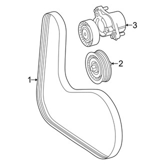 Mercedes-Benz OE - Cooling - Belts & Pulleys (Gas)