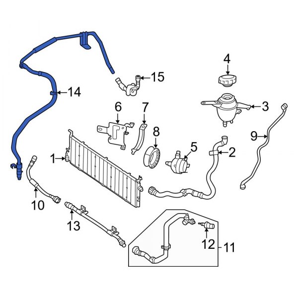 Drive Motor Battery Pack Coolant Hose