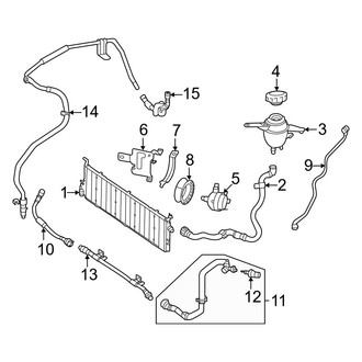 Mercedes-Benz OE - Cooling - Radiator & Components (Battery Cooling)