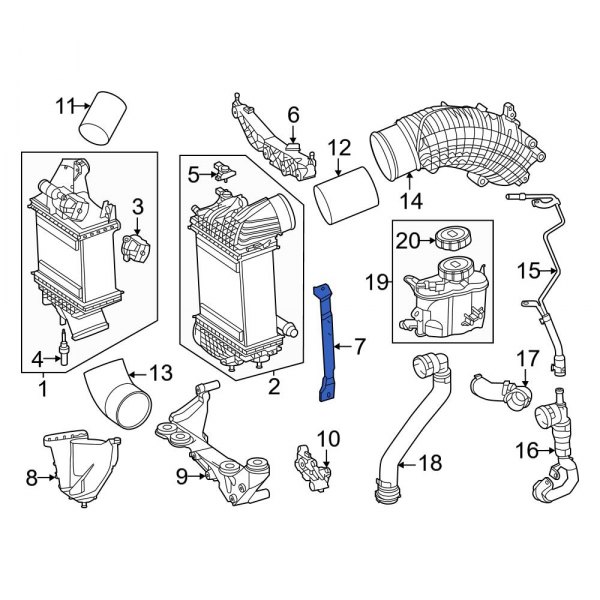 Intercooler Bracket