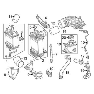 Mercedes-Benz OE - Cooling - Intercooler (Engine Mounted)