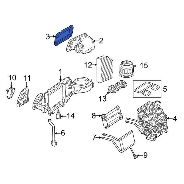 Instrument Panel Air Duct Seal