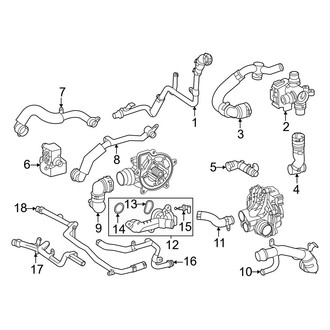 Mercedes-Benz OE - Cooling - Hoses & Lines