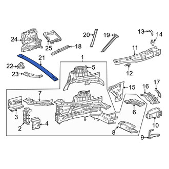Mercedes-Benz OE - Front Rear Body Reinforcement
