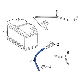 Mercedes-Benz OE - Battery Vent Tube