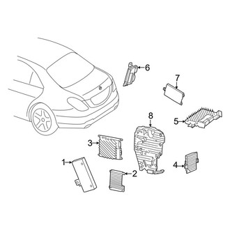 Mercedes-Benz OE - Electrical - Control Units (Trunk)