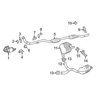 Mercedes-Benz OE - Exhaust System - Exhaust Components