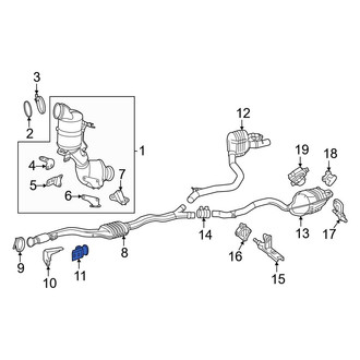 Mercedes-Benz OE - Exhaust System Hanger