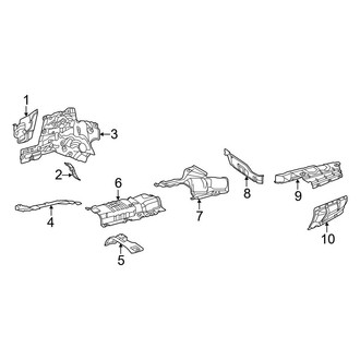 Mercedes-Benz OE - Exhaust System - Heat Shields