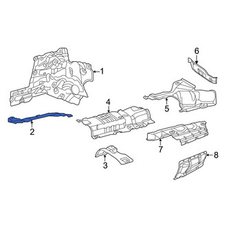 Mercedes-Benz OE - Floor Pan Heat Shield