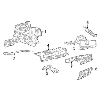 Mercedes-Benz OE - Exhaust System - Heat Shields