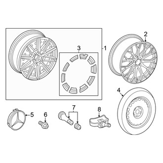 Mercedes-Benz OE - Wheels (20" Wheels), (Sedan 2.0L)