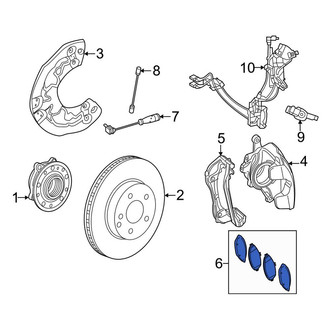 Mercedes-Benz OE - Front Disc Brake Pad Set
