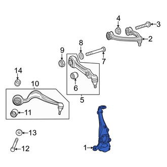Mercedes-Benz OE - Front Right Steering Knuckle
