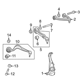 Mercedes-Benz OE - Front Suspension - Suspension Components (Base)