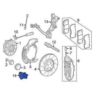 Mercedes-Benz OE - Front Left ABS Wheel Speed Sensor Wiring Harness
