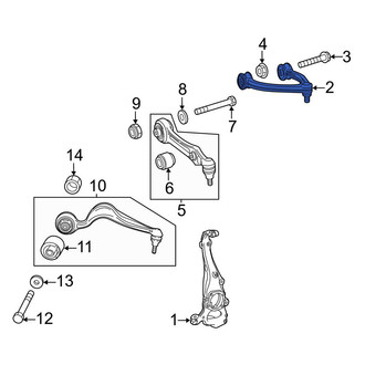 Mercedes-Benz OE - Rear Lower Forward Suspension Control Arm