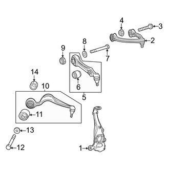Mercedes-Benz OE - Front Suspension - Suspension Components