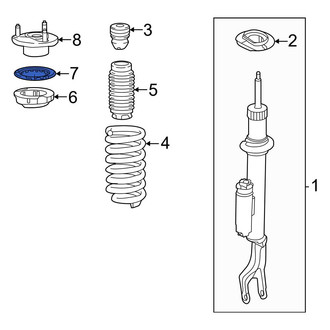 Mercedes-Benz OE - Coil Spring Spacer