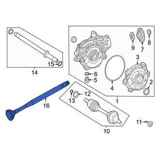 Mercedes-Benz OE - Front Drive Shaft