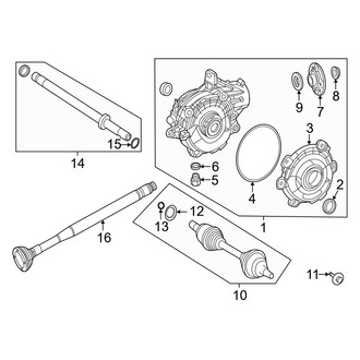 Mercedes-Benz OE - Front Suspension - Carrier & Front Axles