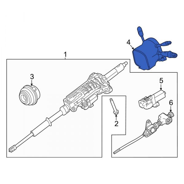 Steering Column Switch Housing