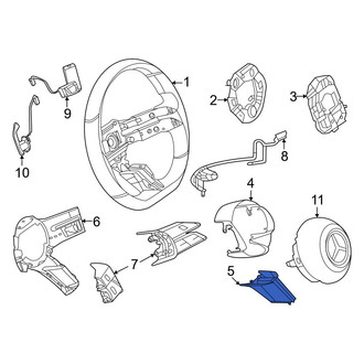 Mercedes-Benz OE - Lower Steering Wheel Trim