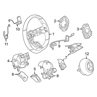 Mercedes-Benz OE - Steering Wheel & Trim (AMG Performance Wheel), (Sedan 2.0L)