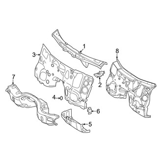 Mercedes-Benz OE - Cowl (Cowl, Dash & Components), (2.0L)