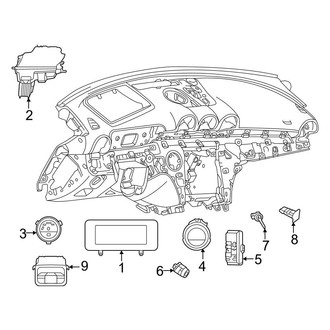 Mercedes-Benz OE - Instrument Panel - Cluster & Switches (Sedan)