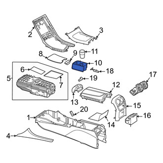 Mercedes-Benz OE - Console Cup Holder