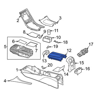 Mercedes-Benz OE - Console Armrest
