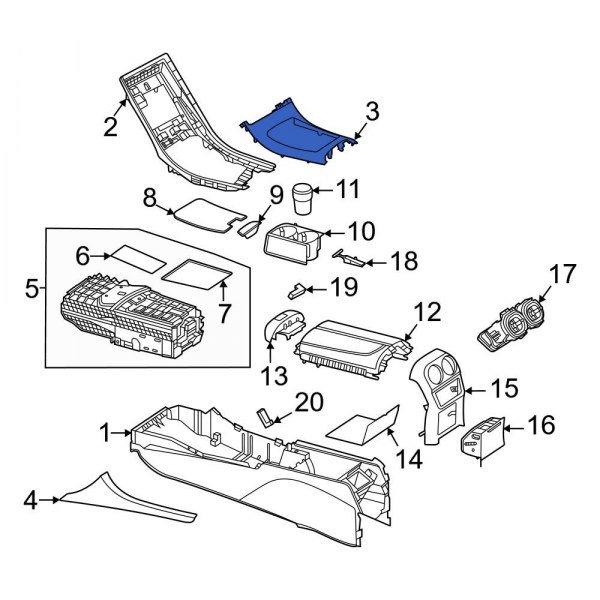 Console Trim Panel