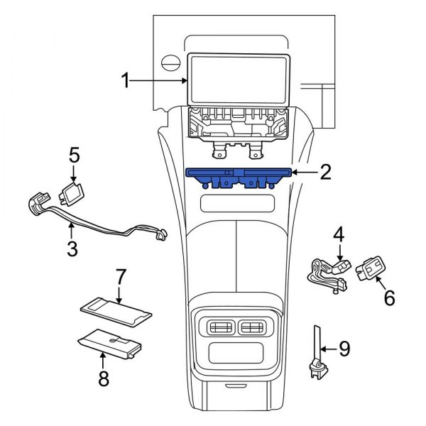 Driver Information Display Switch