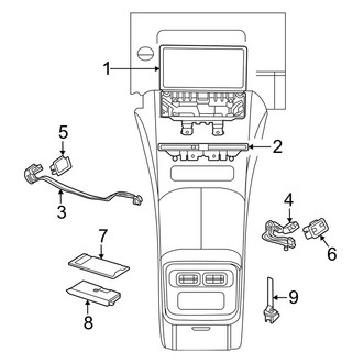 Mercedes-Benz OE - Console - Electrical Components (Sedan)
